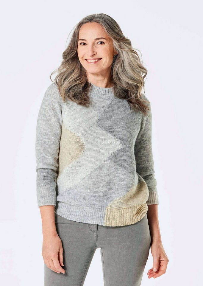 GOLDNER Strickpullover Kurzgröße: Strickpullover von GOLDNER
