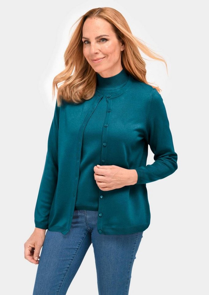 GOLDNER Strickpullover Kurzgröße: Pflegeleichtes Basic-Strickset von GOLDNER