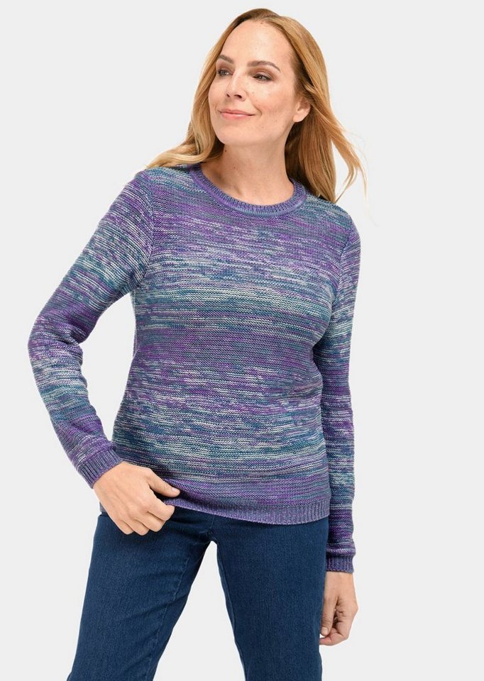 GOLDNER Strickpullover Multicolor-Pullover mit erfrischendem Farbverlauf von GOLDNER