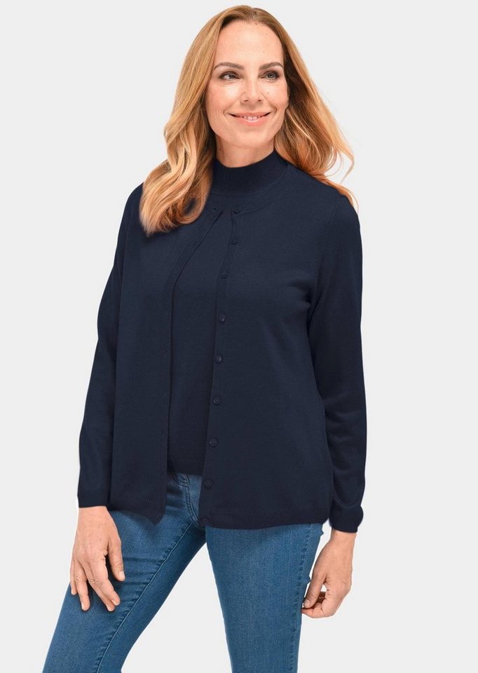 GOLDNER Strickpullover Pflegeleichtes Basic-Strickset von GOLDNER