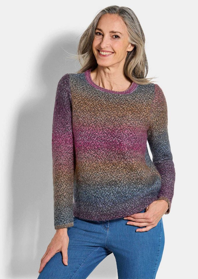 GOLDNER Strickpullover Pullover in Multicolor-Optik von GOLDNER