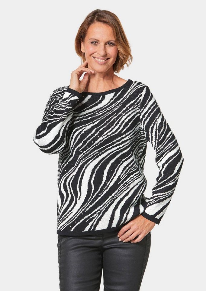 GOLDNER Strickpullover Kurzgröße: von GOLDNER