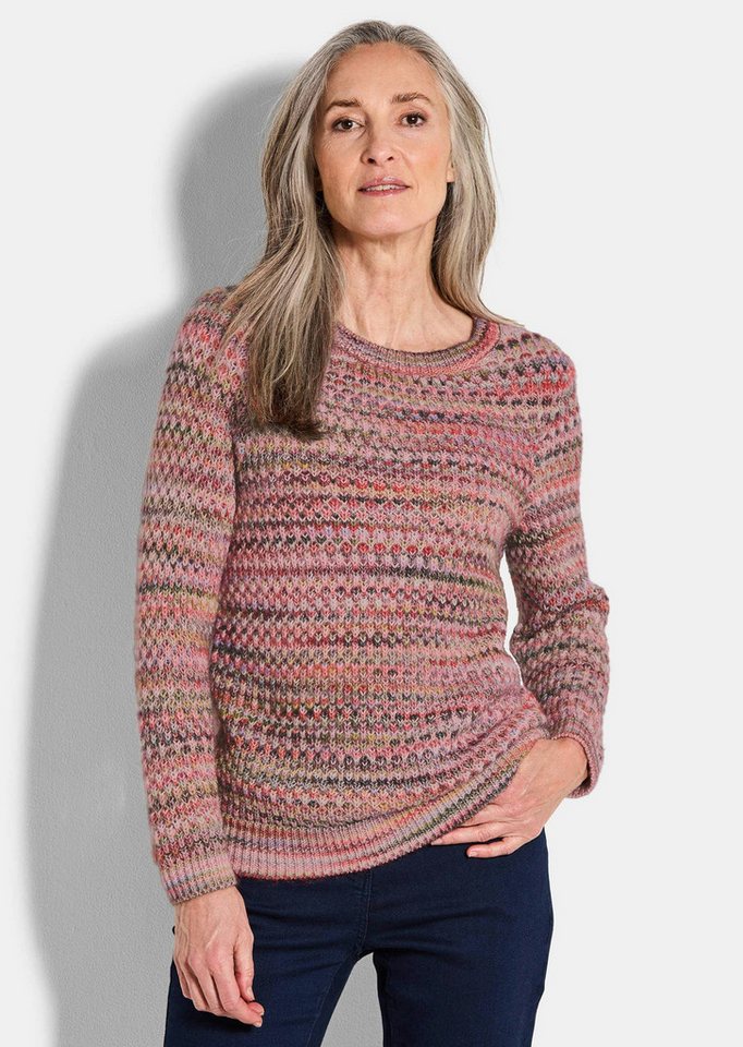GOLDNER Strickpullover Strickpullover in Multicolor-Optik von GOLDNER