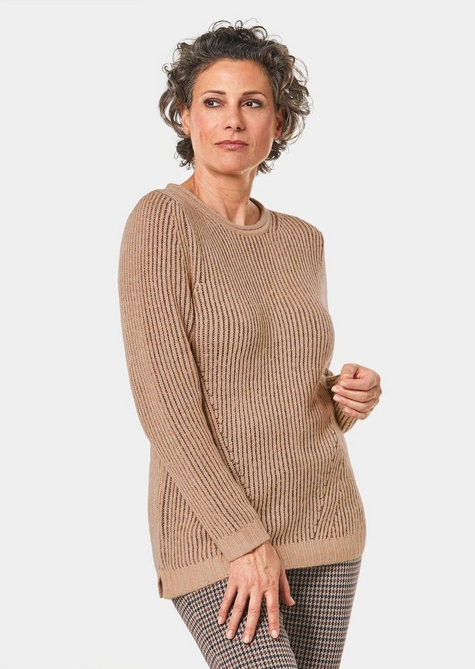 GOLDNER Strickpullover Kurzgröße: von GOLDNER