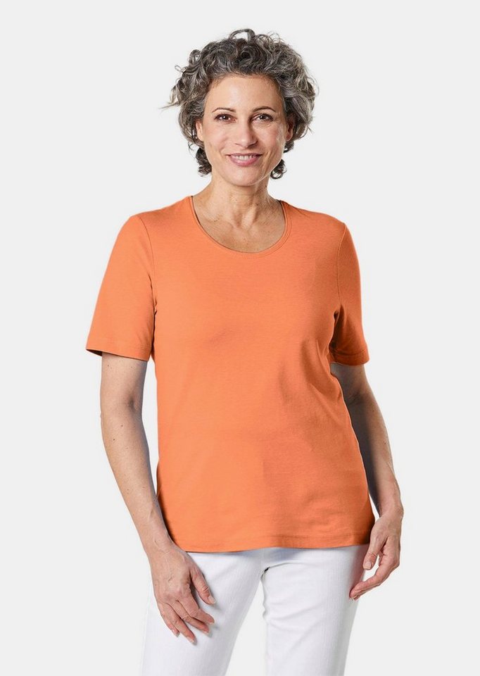 GOLDNER T-Shirt Basic T-Shirt aus reiner Baumwolle von GOLDNER