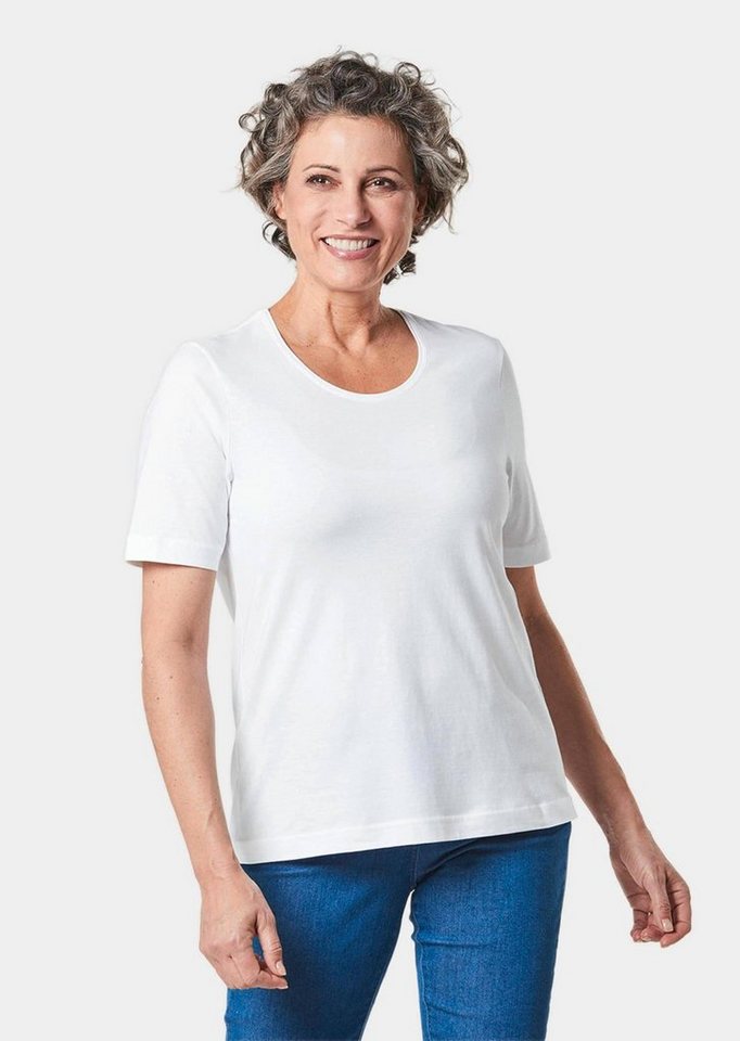 GOLDNER T-Shirt Basic T-Shirt aus reiner Baumwolle von GOLDNER