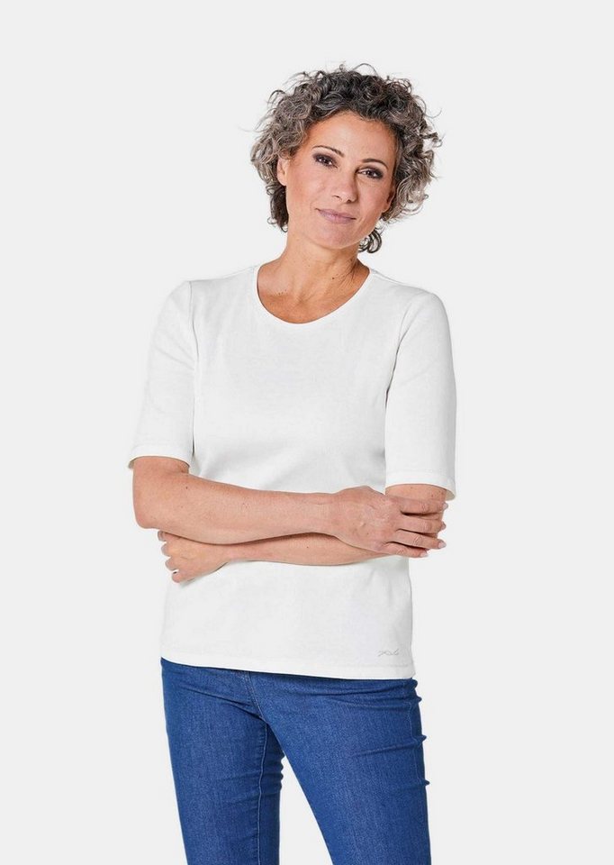 GOLDNER T-Shirt Basic T-Shirt aus reiner Baumwolle von GOLDNER