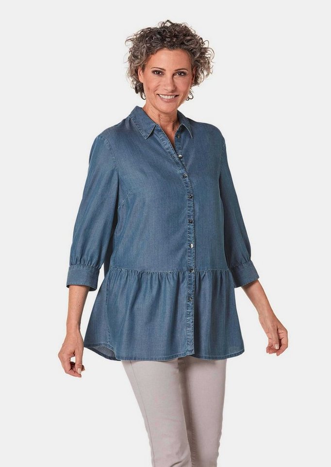 GOLDNER Tunika Locker fallende Tunikabluse aus angenehmer Qualität von GOLDNER