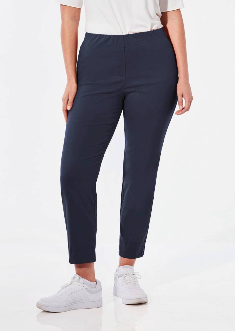 Große Größen 7/8-Stretchhose, Damen, grau, Größe: 54, Baumwolle/Synthetische Fasern, Happy Size DE Women von GOLDNER