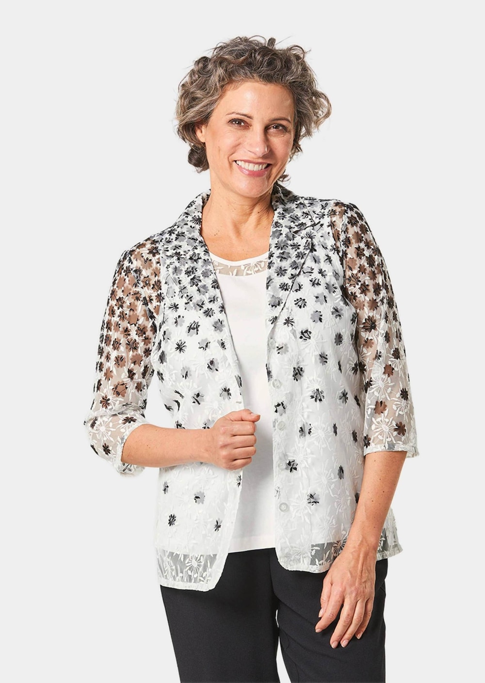 Große Größen Attraktives Set aus Spitzenbluse und Jerseytop, Damen, beige, Größe: 54, Polyester/Baumwolle, Happy Size DE Women Große Größen Attraktives Set aus Spitzenbluse und Jerseytop, Damen, beige, Größe: 54, Polyester/Baumwolle, Happy Size DE Women von GOLDNER