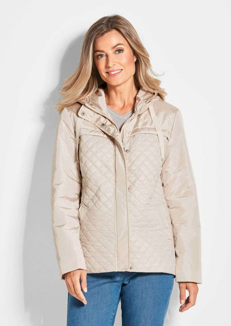 Große Größen Elegante Outdoor-Jacke, Damen, grau, Größe: 42, Polyester/Synthetische Fasern, Happy Size DE Women von GOLDNER