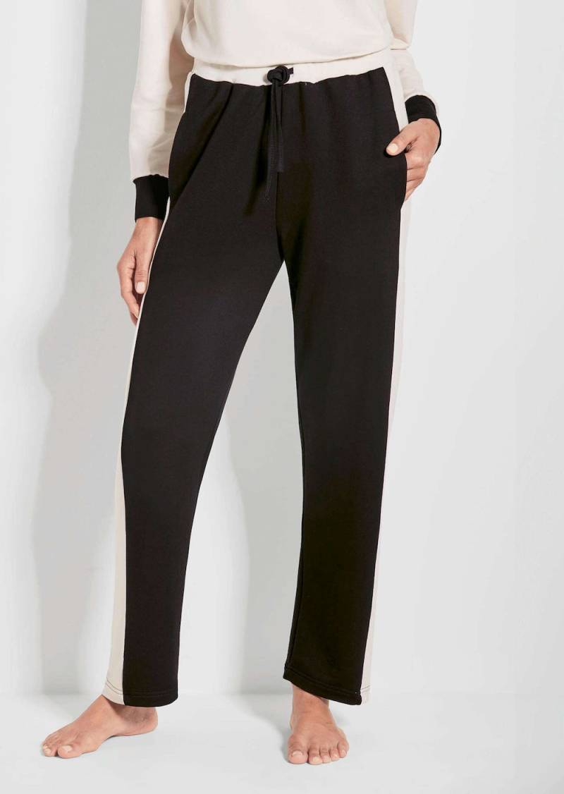 Große Größen Bequeme Freizeithose mit Schlupfbund und Taschen, Damen, schwarz, Größe: 24, Viskose/Polyester, Happy Size DE Women von GOLDNER