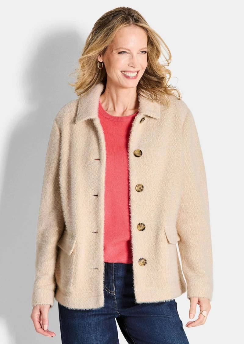 Große Größen Strickjacke mit dezenter Wabenstruktur, Damen, braun, Größe: 21, Polyester/Synthetische Fasern, Happy Size DE Women Große Größen Strickjacke mit dezenter Wabenstruktur, Damen, braun, Größe: 21, Polyester/Synthetische Fasern, Happy Size DE Women von GOLDNER