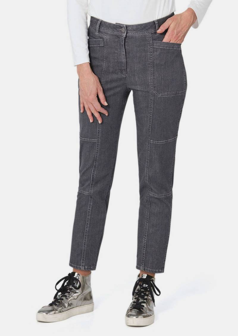 Große Größen Jeans mit Wascheffekt, Damen, grau, Größe: 46, Baumwolle/Synthetische Fasern, Happy Size DE Women Große Größen Jeans mit Wascheffekt, Damen, grau, Größe: 46, Baumwolle/Synthetische Fasern, Happy Size DE Women von GOLDNER
