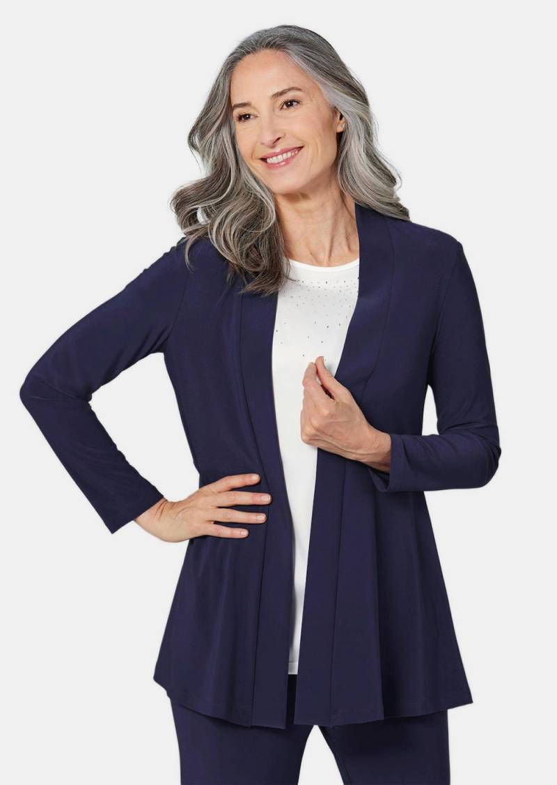 Große Größen Leichte Shirtjacke lila mit Stretch, Damen, grau, Größe: 21, Polyester, Happy Size DE Women Große Größen Leichte Shirtjacke lila mit Stretch, Damen, grau, Größe: 21, Polyester, Happy Size DE Women von GOLDNER
