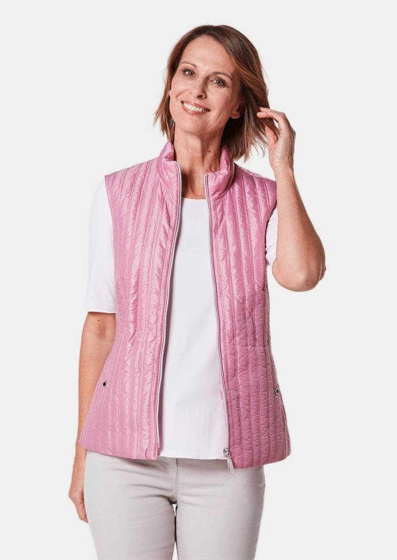 Große Größen Leichte Steppweste mit Stehkragen, Damen, braun, Größe: 46, Synthetische Fasern, Happy Size DE Women Große Größen Leichte Steppweste mit Stehkragen, Damen, braun, Größe: 46, Synthetische Fasern, Happy Size DE Women von GOLDNER