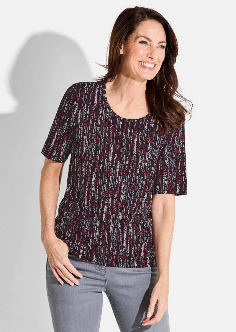 Große Größen Shirt, Damen, rot, Größe: 23, Viskose, Happy Size DE Women von GOLDNER