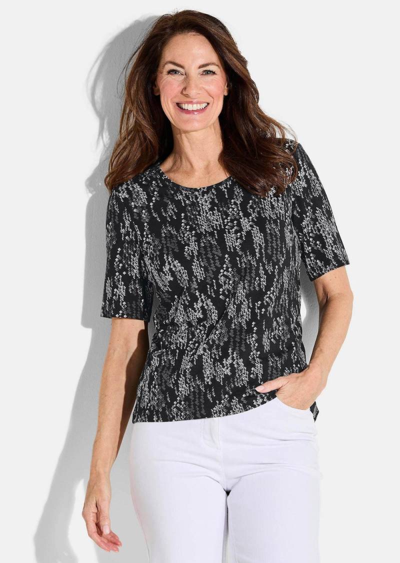 Große Größen Shirt, Damen, schwarz, Größe: 44, Viskose, Happy Size DE Women von GOLDNER