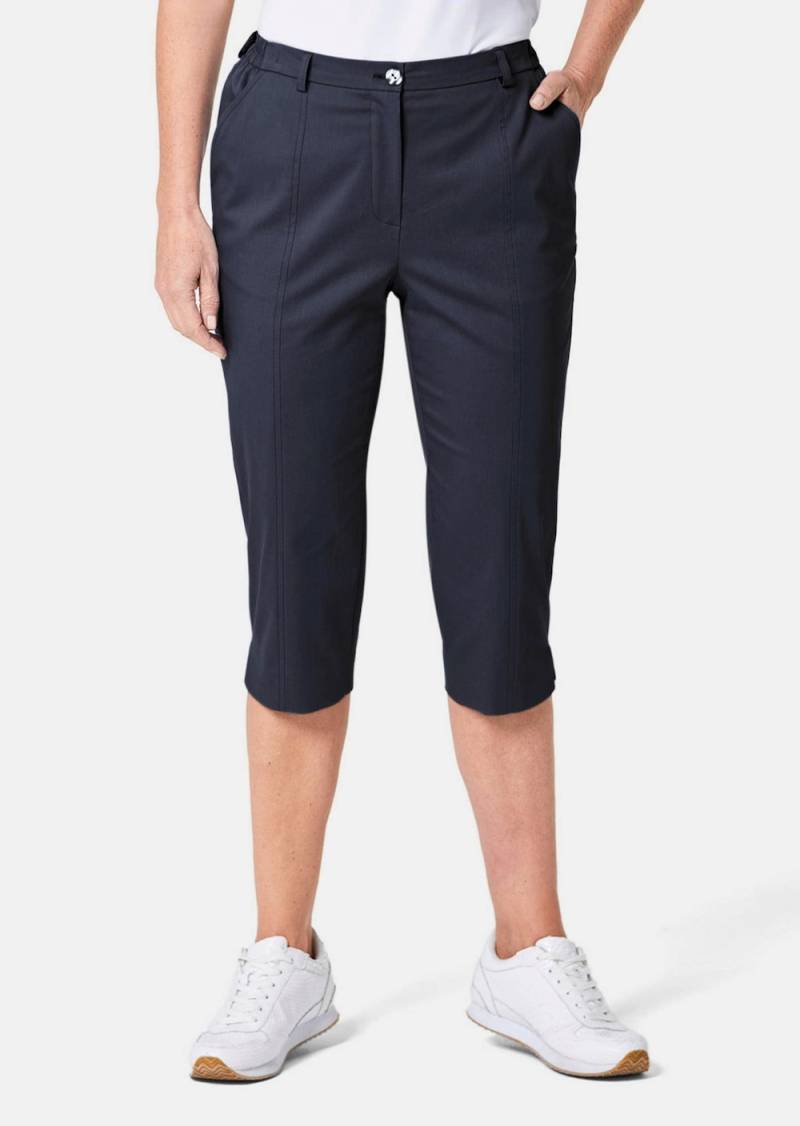 Große Größen Sportive Capri-Hose aus trageangenehmen Satin, Damen, grau, Größe: 46, Baumwolle/Polyester, Happy Size DE Women Große Größen Sportive Capri-Hose aus trageangenehmen Satin, Damen, grau, Größe: 46, Baumwolle/Polyester, Happy Size DE Women von GOLDNER