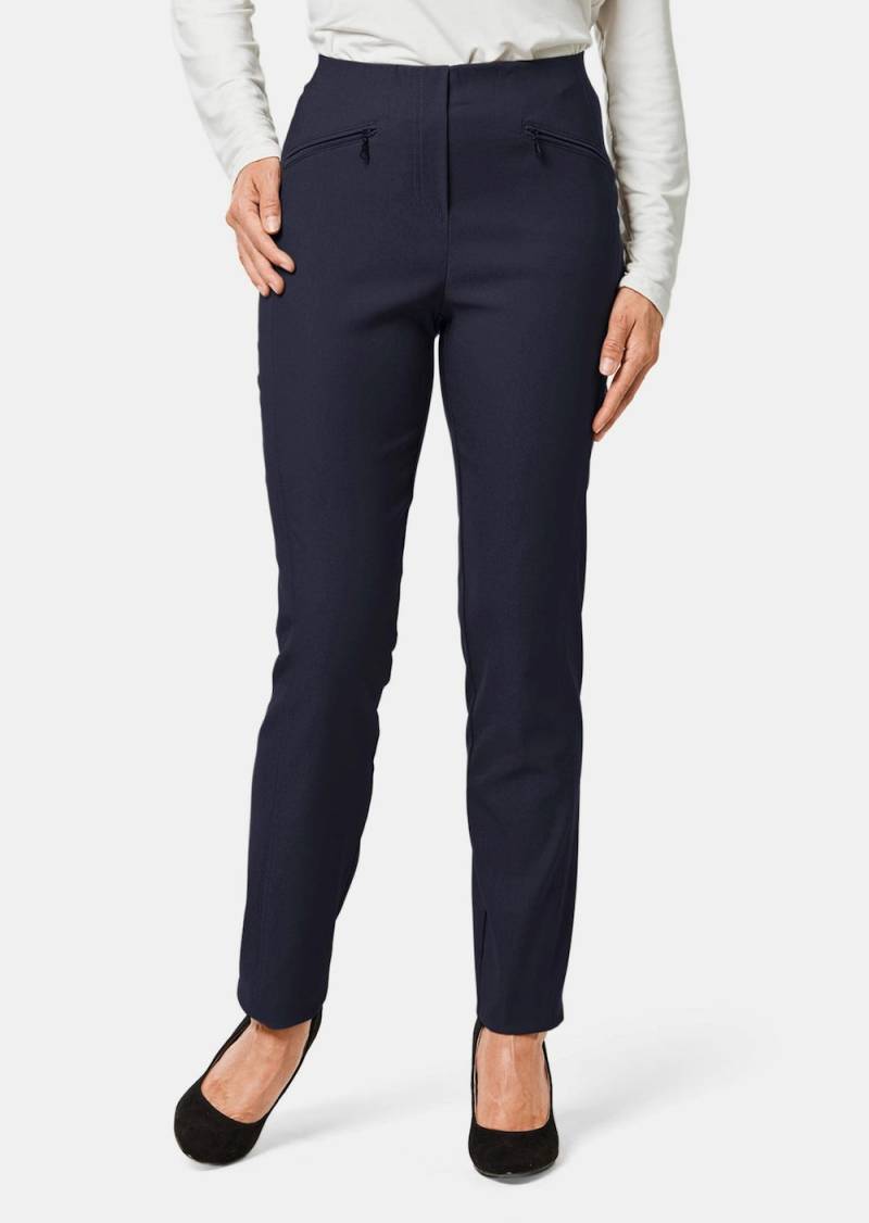 Große Größen Wärmende Schlupfhose LOUISA in knitterarmer Ware, Damen, grau, Größe: 54, Viskose/Synthetische Fasern, Happy Size DE Women von GOLDNER