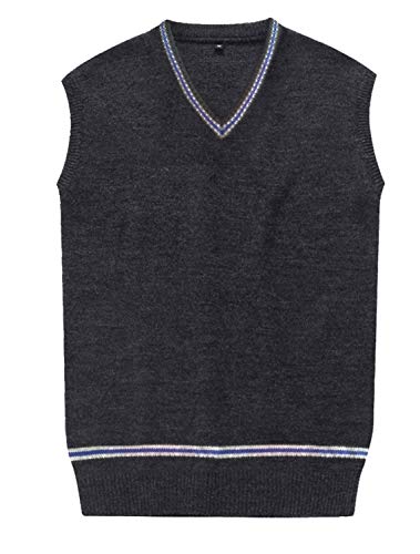 Amayar Herren cosplay kostüme herbst und winter pullover strickjacke-weste-weste groß blauer pullover von GOLDSTITCH