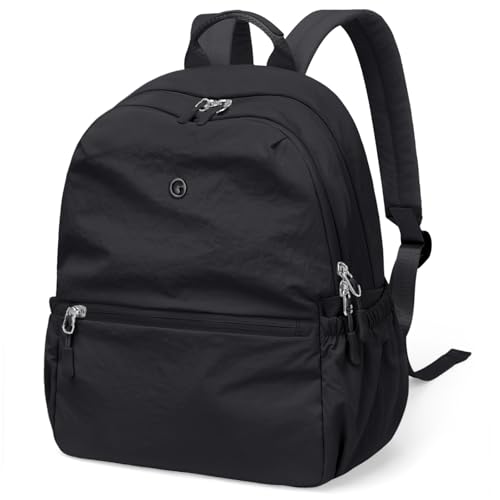 13L Mini Rucksack Damen Klein Leichtgewicht Reiserucksack Wasserdicht Rucksäcke Casual Daypack für Lässig Schule Reise Wandern Arbeit (Schwarz) von GOLF SUPAGS