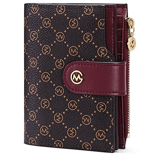 GOLF SUPAGS Geldbörsen für Damen, PVC-Leder, Kreditkartenetui, großes Fassungsvermögen, Multi-Karten-Organizer, kleine Geldbörse mit zweifacher Reißverschlusstasche von GOLF SUPAGS