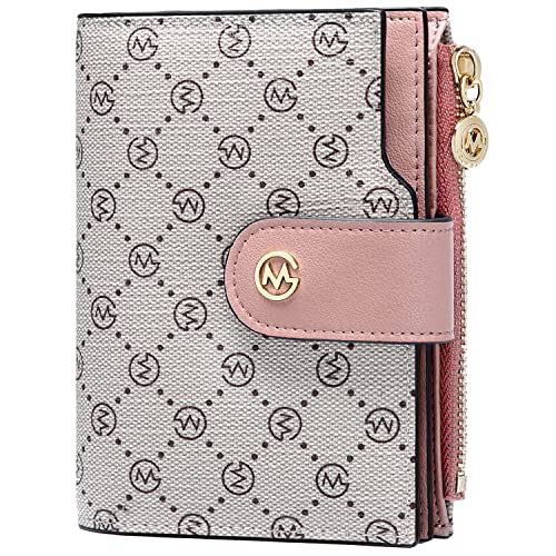 GOLF SUPAGS Geldbörsen für Damen, PVC-Leder, Kreditkartenetui, großes Fassungsvermögen, Multi-Karten-Organizer, kleine Geldbörse mit zweifacher Reißverschlusstasche von GOLF SUPAGS