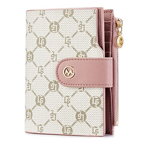 GOLF SUPAGS Geldbörsen für Damen, PVC-Leder, Kreditkartenetui, großes Fassungsvermögen, Multi-Karten-Organizer, kleine Geldbörse mit zweifacher Reißverschlusstasche von GOLF SUPAGS