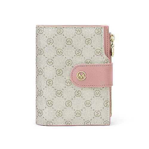 GOLF SUPAGS Geldbörsen für Damen, PVC-Leder, Kreditkartenetui, großes Fassungsvermögen, Multi-Karten-Organizer, kleine Geldbörse mit zweifacher Reißverschlusstasche von GOLF SUPAGS