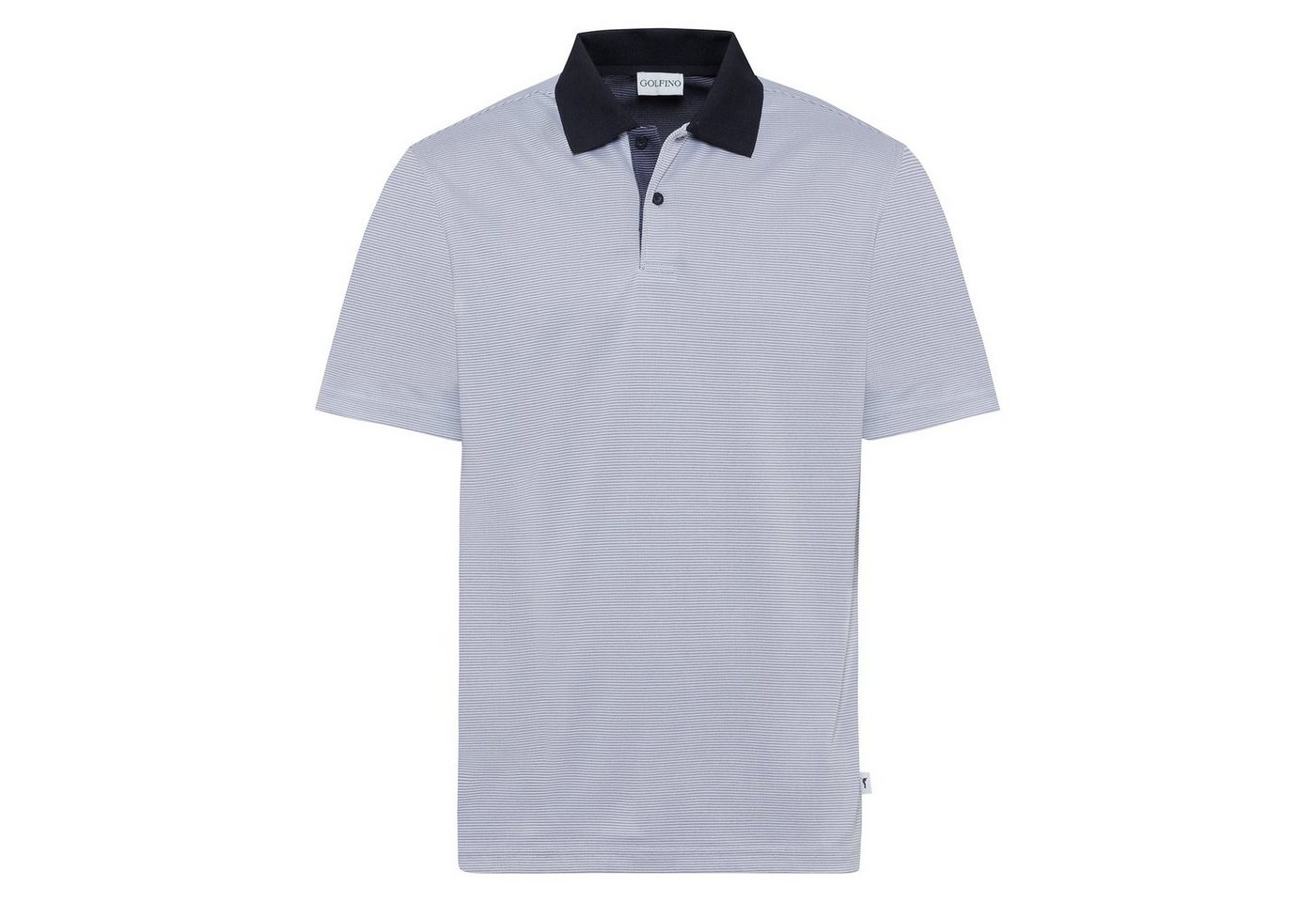 GOLFINO Poloshirt Golfino The Carnoustie Polo Optic White von GOLFINO