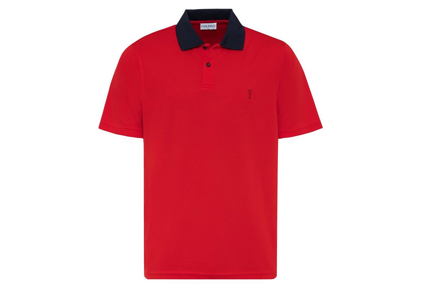 GOLFINO Poloshirt Golfino The Mallorca Polo Red Flame von GOLFINO