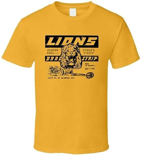 Cliff Booth Lions Drag Once Upon A Time in Hollywood Lion Harbor T Shirt Funny Men T-Shirt Banana Yellow von GONGGSHI