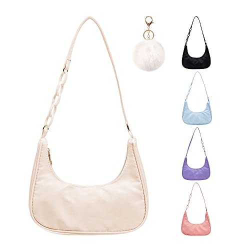 GONGKANGYUAN Handtasche Damen Umhängetasche, Handtasche Vintage, 90s Women's Shoulder Bag, Tasche Kleine Segeltuchtasche y2k Fashion Handtaschen für Frauen von GONGKANGYUAN