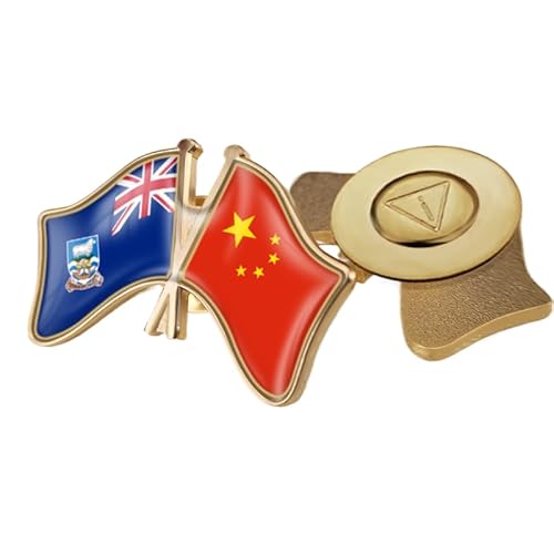 Anstecknadel Mit Der Flagge Chinas Und Der Falklandinseln Die Sich Kreuzen Kreative Anstecknadel Mit Flaggendruck Ethnischen Stil Anstecknadel Krawattennadel Brosche Patriotische Anstecknadel B von GONMFKM