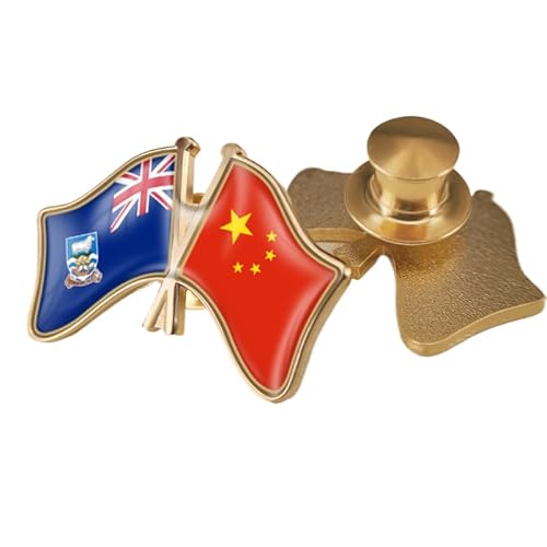 Anstecknadel Mit Der Flagge Chinas Und Der Falklandinseln Die Sich Kreuzen Kreative Anstecknadel Mit Flaggendruck Ethnischen Stil Anstecknadel Krawattennadel Brosche Patriotische Anstecknadel B von GONMFKM