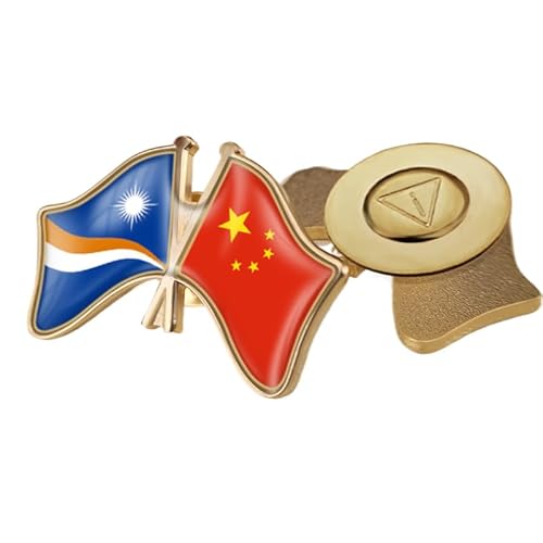 Anstecknadel Mit Der Flagge Chinas Und Der Marshallinseln Die Sich Kreuzen Kreativer Anstecknadel-Krawattennadel-Brosche Ethnischen Stil Mit Flaggendruck Patriotische Anstecknadel Magnetisch B Anstecknadel Mit Der Flagge Chinas Und Der Marshallinseln Die Sich Kreuzen Kreativer Anstecknadel-Krawattennadel-Brosche Ethnischen Stil Mit Flaggendruck Patriotische Anstecknadel Magnetisch B von GONMFKM