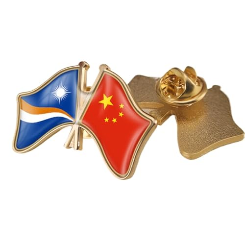 Anstecknadel Mit Der Flagge Chinas Und Der Marshallinseln Die Sich Kreuzen Kreativer Anstecknadel-Krawattennadel-Brosche Ethnischen Stil Mit Flaggendruck Patriotische Anstecknadel Schmetterling B Anstecknadel Mit Der Flagge Chinas Und Der Marshallinseln Die Sich Kreuzen Kreativer Anstecknadel-Krawattennadel-Brosche Ethnischen Stil Mit Flaggendruck Patriotische Anstecknadel Schmetterling B von GONMFKM