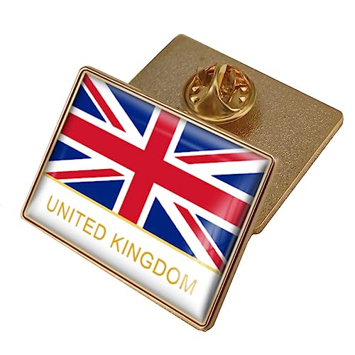 Flaggen Brosche, Emaille Hemdbrosche Mit Uk England Flagge, Knöpfe, Bescheidenheitsnadeln, Vertuschungsbrosche, Blusennadeln, Unsichtbare Sicherheitsknöpfe, Feste Brosche Für Taschen, T Shir von GONMFKM