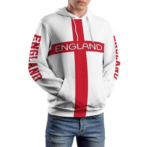 Kapuzenpullover Mit Englischer Flagge Und Aufdruck Für Herren Und Damen Pullover Langärmelig Sweatshirts Für Erwachsene Lässige Mode Übergroß Für Herren Und Damen Rugby Hip-Hop Kapuzenpullover Xxl von GONMFKM
