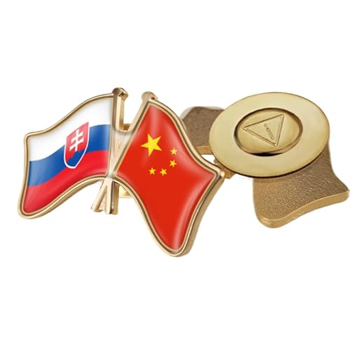 Lustige Anstecknadel Mit Der Flagge Von China Und Der Slowakei Patriotisches Freundschaftsabzeichen Im Ethnischen Stil Mit Kristallen Elegante Brosche Krawattennadel Schmuck Hut Kleidung Zubehör B Lustige Anstecknadel Mit Der Flagge Von China Und Der Slowakei Patriotisches Freundschaftsabzeichen Im Ethnischen Stil Mit Kristallen Elegante Brosche Krawattennadel Schmuck Hut Kleidung Zubehör B von GONMFKM