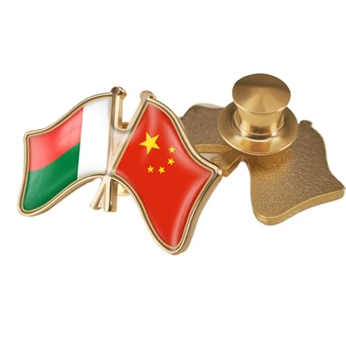 Lustige Anstecknadel Mit Der Flagge Von China Und Madagaskar Patriotisches Freundschaftsabzeichen Im Ethnischen Stil Mit Kristallen Elegante Brosche Krawattennadel Schmuck Hut Kleidung Zubehör B Lustige Anstecknadel Mit Der Flagge Von China Und Madagaskar Patriotisches Freundschaftsabzeichen Im Ethnischen Stil Mit Kristallen Elegante Brosche Krawattennadel Schmuck Hut Kleidung Zubehör B von GONMFKM