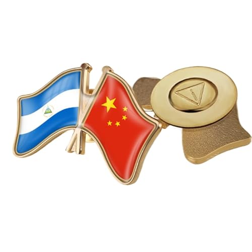 Lustige Anstecknadel Mit Der Flagge Von China Und Nicaragua Patriotisches Freundschaftsabzeichen Im Ethnischen Stil Mit Kristallen Elegante Brosche Krawattennadel Schmuck Hut Kleidung Zubehör B Lustige Anstecknadel Mit Der Flagge Von China Und Nicaragua Patriotisches Freundschaftsabzeichen Im Ethnischen Stil Mit Kristallen Elegante Brosche Krawattennadel Schmuck Hut Kleidung Zubehör B von GONMFKM