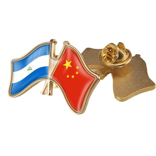 Lustige Anstecknadel Mit Der Flagge Von China Und Nicaragua Patriotisches Freundschaftsabzeichen Im Ethnischen Stil Mit Kristallen Elegante Brosche Krawattennadel Schmuck Hut Kleidung Zubehör B Lustige Anstecknadel Mit Der Flagge Von China Und Nicaragua Patriotisches Freundschaftsabzeichen Im Ethnischen Stil Mit Kristallen Elegante Brosche Krawattennadel Schmuck Hut Kleidung Zubehör B von GONMFKM