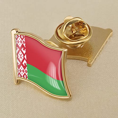 Modische Belarus-Flagge, Kristall-Epoxidharz-Abzeichen-Brosche, Weltflaggen-Abzeichen Für Damen Und Herren, Republik, Neuheit-Brosche, Charm-Schmuck, Patriot-Bekleidungstasche, Anstecknadel, von GONMFKM