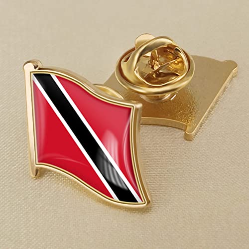 Modische Broschen Mit Trinidad Und Tobago-Flagge Für Damen Und Herren, Kristall-Epoxidharz-Abzeichen-Brosche, Weltflaggen-Abzeichen, Länder-Charm, Neuartiger Schmuck, Brosche Für Patrioten, von GONMFKM