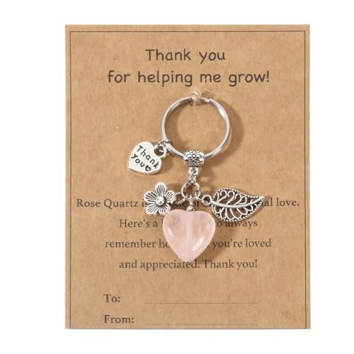 GONDEL 1ein rosa Schlüsselanhänger Geschenk für Lehrer Abschiedsgeschenk herzförmig Dankeschön Geschenkidee Lehrer Grundschule Abschlusstag Weihnachtsgeschenk von GONZTEL