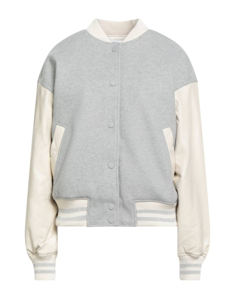 GOOD AMERICAN Jacke & Anorak Damen Hellgrau von GOOD AMERICAN