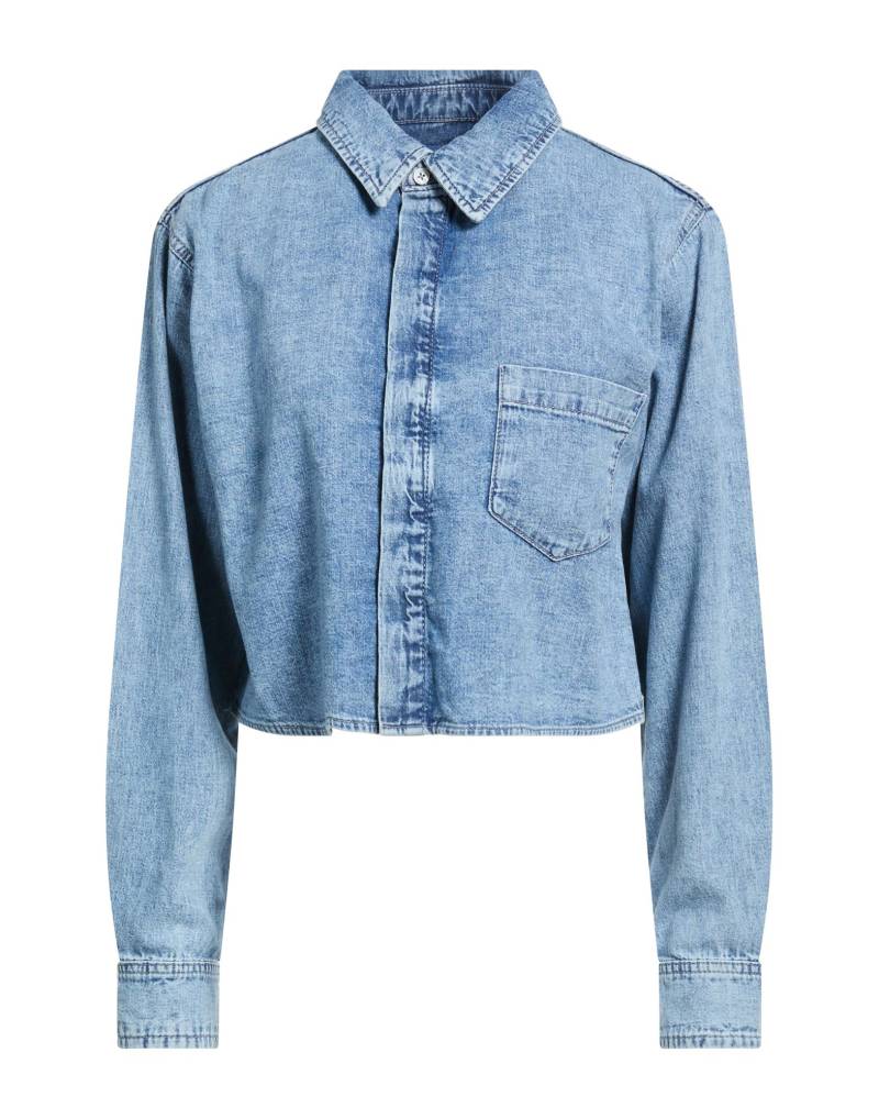 GOOD AMERICAN Jeanshemd Damen Blau von GOOD AMERICAN