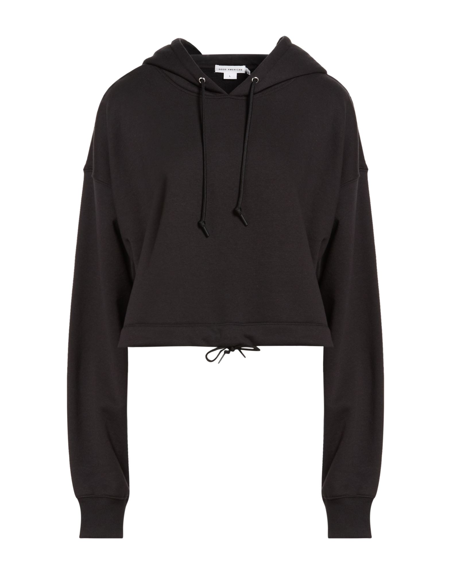 GOOD AMERICAN Sweatshirt Damen Schwarz von GOOD AMERICAN